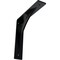 Ekena Millwork Legacy Steel Bracket, Powder Coated Black 2"W x 10"D x 10"H BKTM02X10X10LEPBL - alternate 1